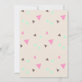 Invitation Kitten Anniversaire Paw-ty Party Animal Confetti (Dos)