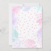 Invitation Kitten Party appelant tous les animaux de paille A (Dos)