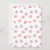 Invitation Kitten Princess Girl Anniversaire (Dos)