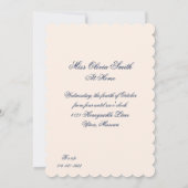 Invitation Kittens à l'invitation de Tea Party (Dos)