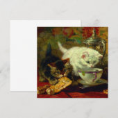 Invitation Kittens Tea Party (Devant / Derrière)