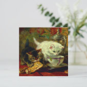 Invitation Kittens Tea Party (Debout devant)