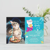 Invitation kitty dj cat (Debout devant)