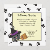 Invitation Kitty Witch Cutie (Devant / Derrière)