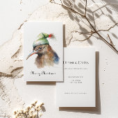 Invitation Kiwi de Noël cosy, coutume