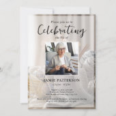 Invitation Knitter, Crafts, Celebration of Life Funeral Photo (Devant)