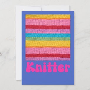 Invitation Knitter, Crochet Amateurs Imprimer