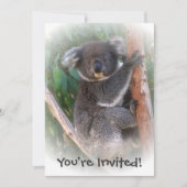 Invitation Koala Bear Design N'importe quelle occasion (Devant)