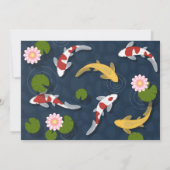Invitation Koi Fish Pond (Dos)
