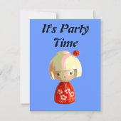 Invitation Kokeshi (Devant)