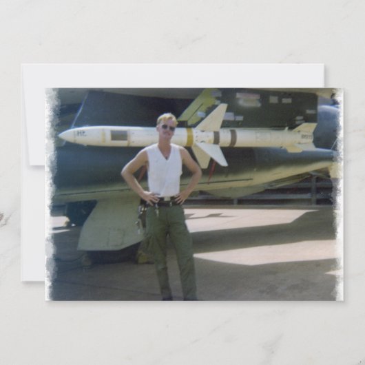Invitation Korat AFB Thaïlande 1968 F-105 Impression (Devant)