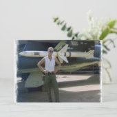 Invitation Korat AFB Thaïlande 1968 F-105 Impression (Debout devant)