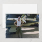 Invitation Korat AFB Thaïlande 1968 F-105 Impression (Devant / Derrière)