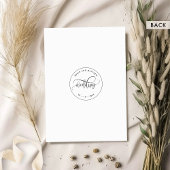 Invitation Kraft moderne Rustique, Élégant Mariage de calligr