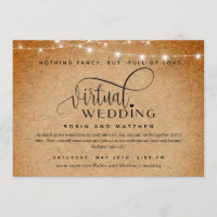 Kraft Paper and Lights, Mariage virtuel en ligne