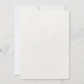 Invitation Kraft Watercolor Branche d'olive verte (Dos)