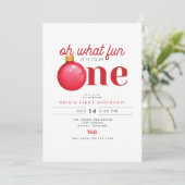 Invitation KRIS Oh Quel Amusement d'être un 1er anniversaire (Debout devant)