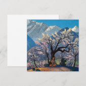 Invitation “Krishna - Spring in Kulu” by Nicholas Roerich (Devant / Derrière)