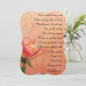 Invitation KRW 1 Corinthians 13 L'amour est l'invitation du p (Debout devant)