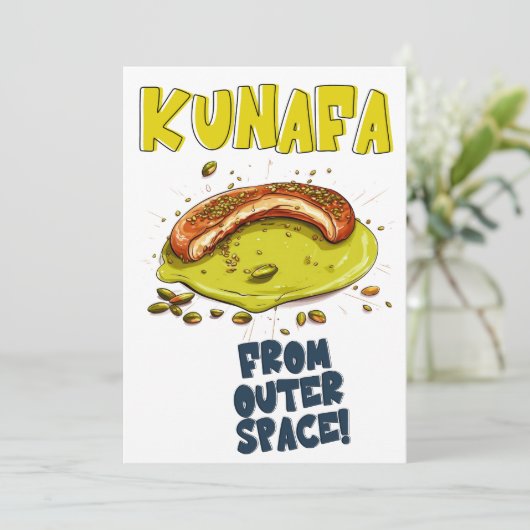Invitation Kunafa De L'Espace Extérieur Mème Drôle (Debout devant)