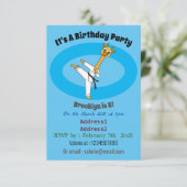 Invitation Kung Fu giraffe (Debout devant)