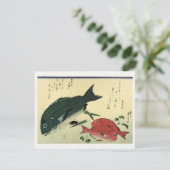 Invitation Kurodai & Akadai - Impression de poisson japonais (Debout devant)