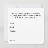 Invitation kwanzaa cand (Dos)