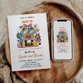 Invitation L’école est de retour Bash! de l’été 1er anniversa