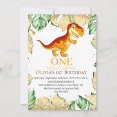 Invitation La 1ère fête Dino la plus épopée (Devant)