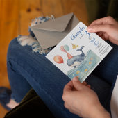 Invitation La baleine d'un garçon du temps Anniversaire