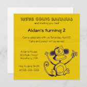 Invitation La banane (Devant / Derrière)