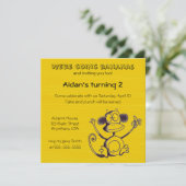 Invitation La banane (Debout devant)