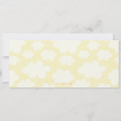 Invitation La bande dessinée douce gaffent l'invitation de (Dos)