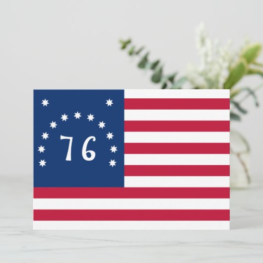 Invitation La bannière de Bennington : le drapeau de bataille (Debout devant)