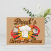 Invitation La Barre-b-Que du papa (Debout devant)