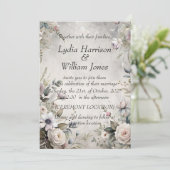 Invitation La Beauté des Fleurs (Debout devant)