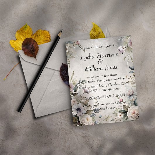 Invitation La Beauté des Fleurs