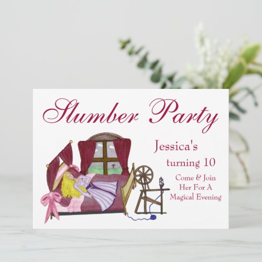 Invitation La beauté du sommeil (Debout devant)