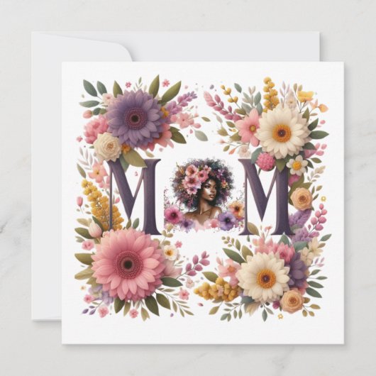 Invitation La beauté d'une mère (Devant)