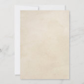 Invitation La beauté et la bête La fée des roses rouges (Dos)