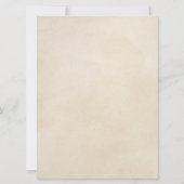 Invitation La beauté et la bête Romantique conte de fées (Dos)