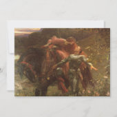 Invitation La Belle Dame sans Merci par Frank Dicksee Mariage (Devant)