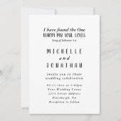 Invitation La Bible Mariage chrétienne moderne Chanson de Sal (Devant)