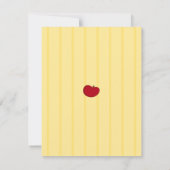 Invitation La boulangerie aux pommes (Dos)