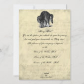 Invitation La boule Halloween de sorcières (Dos)