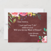 Invitation La Bourgogne d'automne sera-t-elle ma servante d'h (Dos)