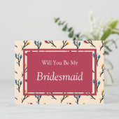 Invitation La Bourgogne Florale Sera-T-Elle Ma Proposition D' (Debout devant)