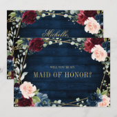 Invitation La Bourgogne Navy Blush va-t-elle être honorée de  (Devant / Derrière)