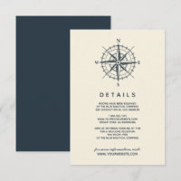 La boussole bleue | Détails de l'invité Mariage