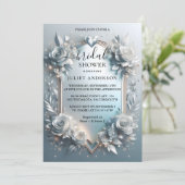 Invitation La brillance métallique brillant haute Fête des ma (Debout devant)